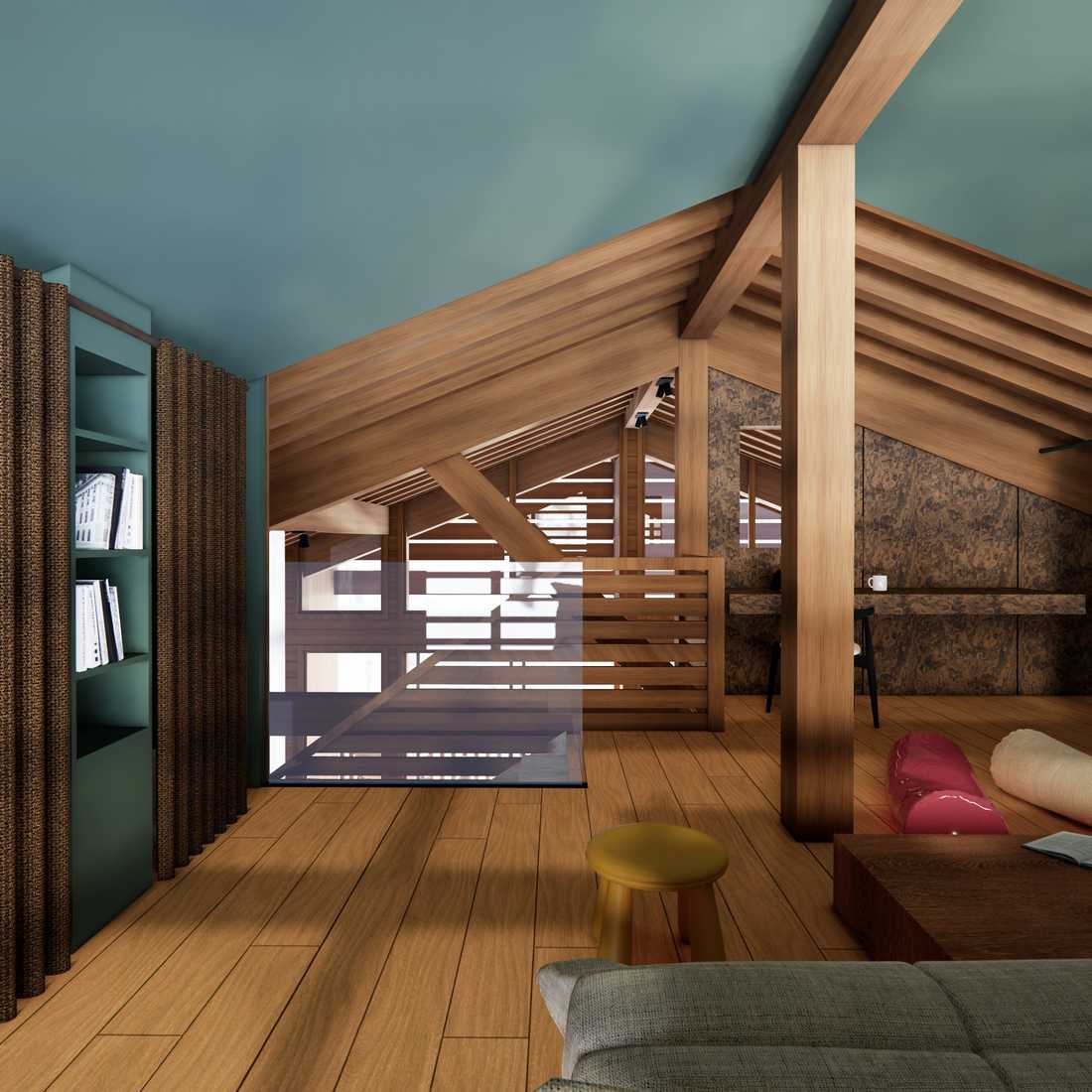 Appartement duplex dans un chalet contemporain à Annecy