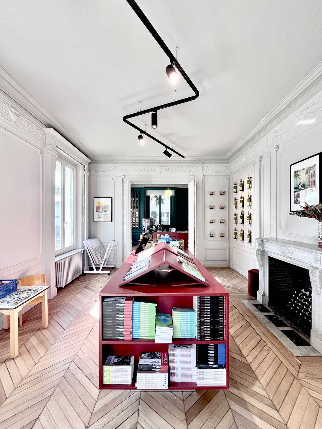 Aménagement de la boutique d'un musée par un architecte d'intérieur à Annecy