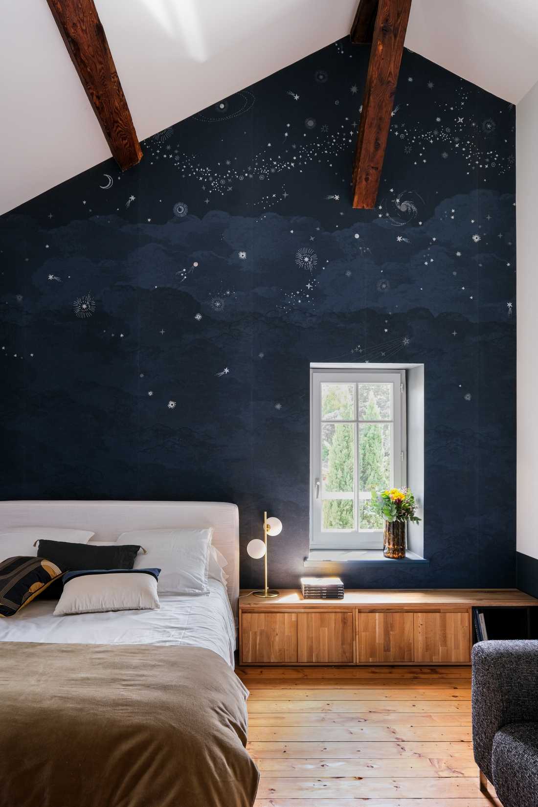 Chambre ambiance ciel de nuit