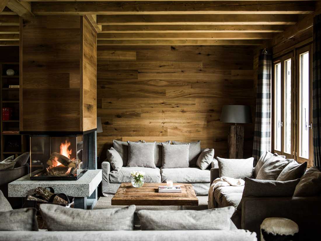 Rénovation intérieur et extension d'un chalet à Chamonix
