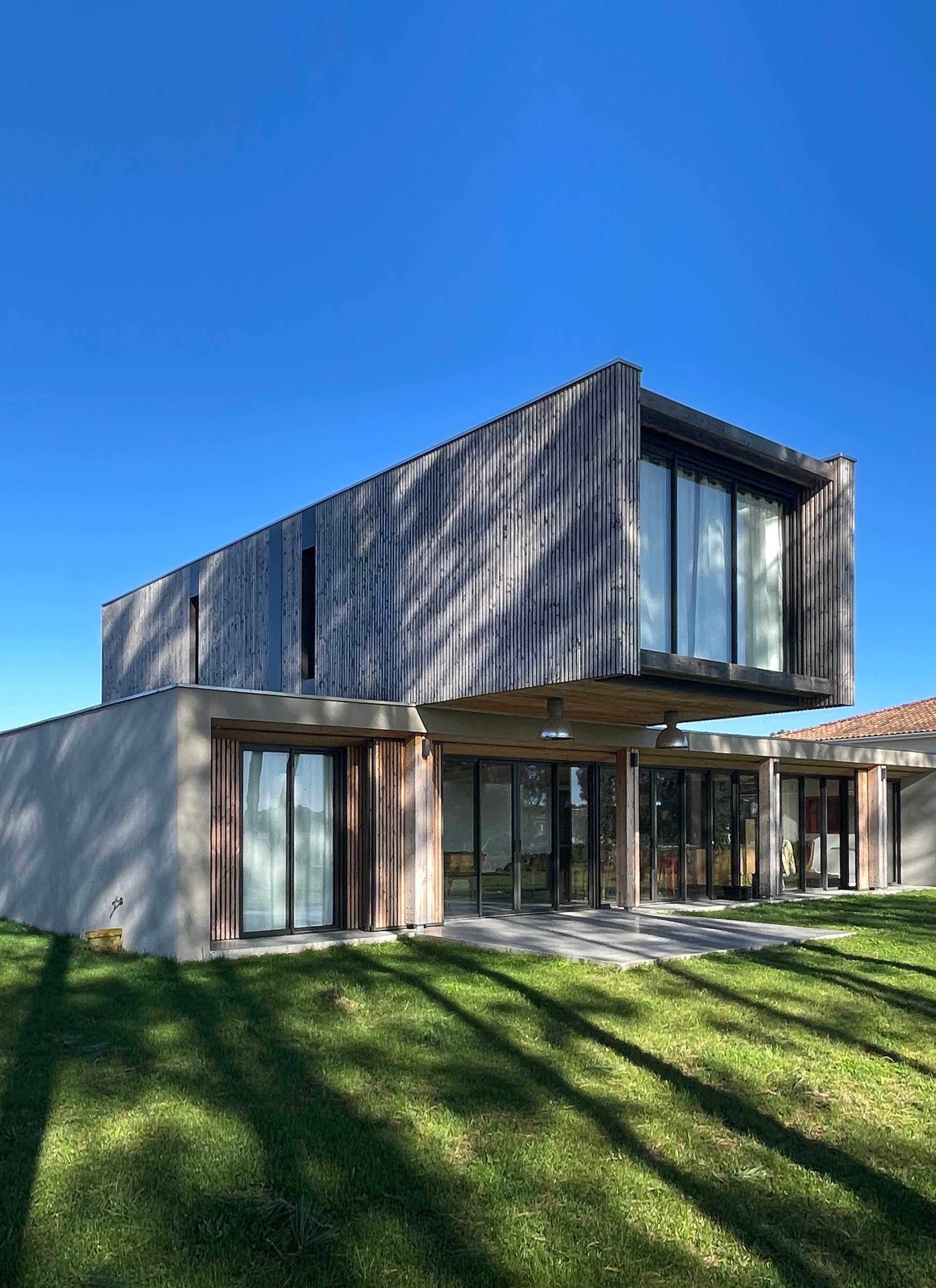 Contemporary house designed by an architect on the Swiss border