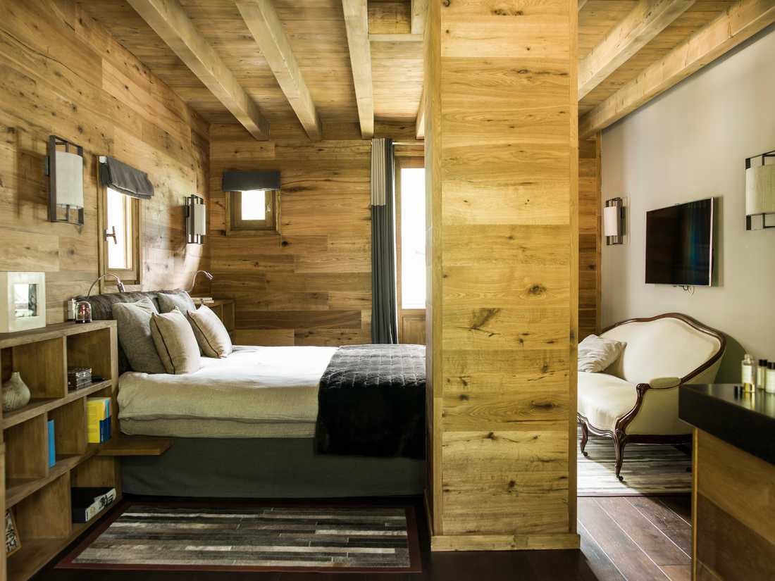 Chambre parentale du chalet